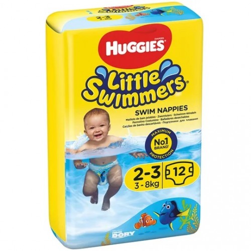 HUGGIES Little Swimmers Plienky do vody jednorazové 2-3 (3-8 kg) 12 ks