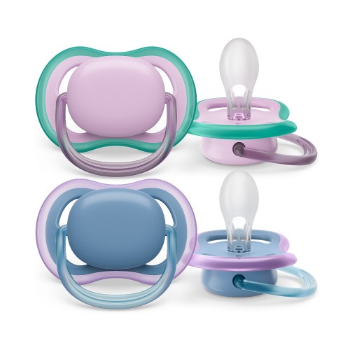 Philips AVENT Cumlík Ultra air neutral 6-18m dievča modrá 2ks Philips AVENT Cumlík Ultra air neutral 6-18m dievča modrá 2ks