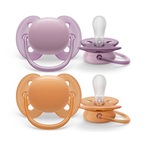 Philips AVENT Cumlík Ultrasoft Premium neutral 6-18m dievča 2 ks Philips AVENT Cumlík Ultrasoft Premium neutral 6-18m dievča 2 ks