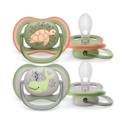 Philips AVENT Cumlík Ultra air obrázok 6-18m chlapec (more) 2ks Philips AVENT Cumlík Ultra air obrázok 6-18m chlapec (more) 2ks