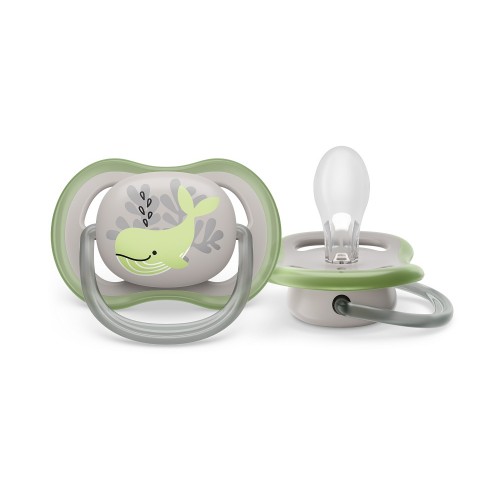 Philips AVENT Cumlík Ultra air obrázok 6-18m veľryba 1ks Philips AVENT Cumlík Ultra air obrázok 6-18m veľryba 1ks