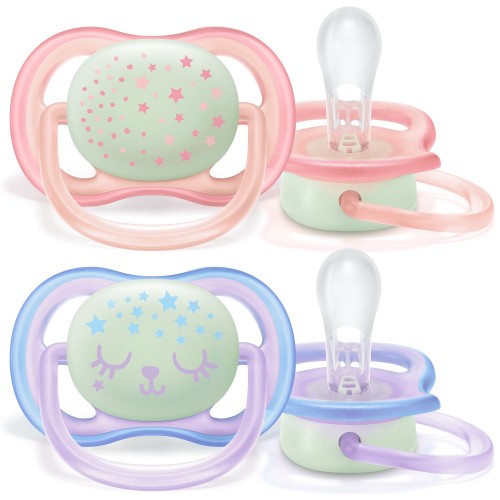 Avent cumlík ultra air nočný 0-6m dievča 2 ks