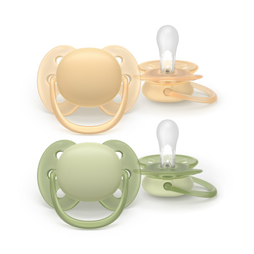 Philips AVENT Cumlík Ultrasoft Premium neutral 6-18m 2 ks Philips AVENT Cumlík Ultrasoft Premium neutral 6-18m 2 ks