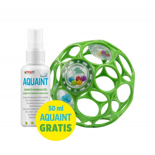 Hračka OBALL RATTLE 10cm 0m+ seafoam+50ml Aquaint Hračka OBALL RATTLE 10cm 0m+ seafoam+50ml Aquaint