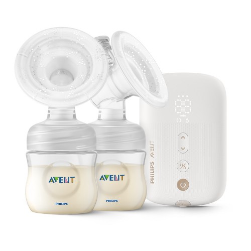 Dvojitá odsávačka materského mlieka SCF 398 Avent Philips DUO - nabíjacia