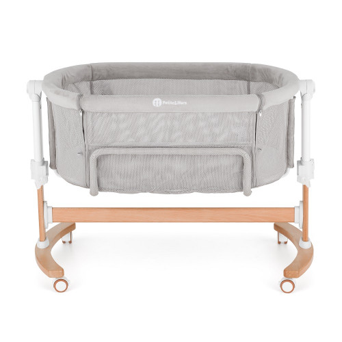 PETITE&MARS Postieľka detská polohovateľná s funkciou kolísky Glory 2v1 Mocha Beige