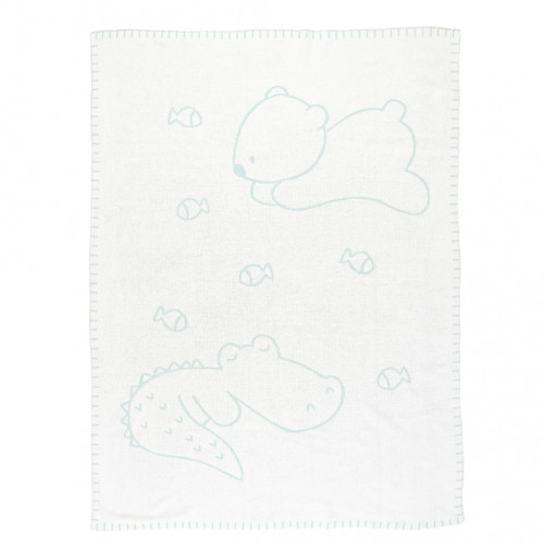 NATTOU Deka obojstranná pletená 100x75 cm Romeo, Jules & Sally