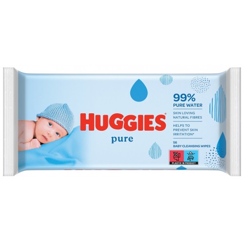 HUGGIES® Single Pure Obrúsky vlhčené 56 ks HUGGIES® Single Pure Obrúsky vlhčené 56 ks