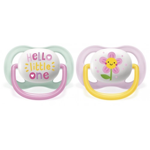 Philips AVENT Cumlík Ultra air play 0-6m dievča 2 ks