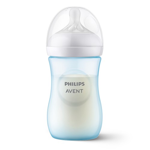 Philips AVENT Fľaša Natural Response 260 ml, 1m+ modrá Philips AVENT Fľaša Natural Response 260 ml, 1m+ modrá