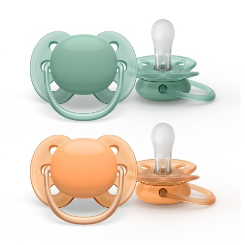 Philips AVENT Cumlík Ultrasoft Premium neutral 0-6m 2 ks Philips AVENT Cumlík Ultrasoft Premium neutral 0-6m 2 ks