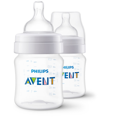 Philips AVENT Fľaša Anti-colic 125ml 0m+ 2 ks Philips AVENT Fľaša Anti-colic 125ml 0m+ 2 ks