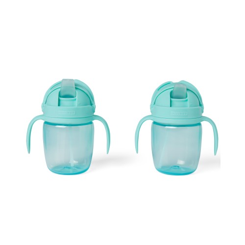 SKIP HOP Hrnček rastúci Sip-to-Straw Teal 6 m+ SKIP HOP Hrnček rastúci Sip-to-Straw Teal 6 m+