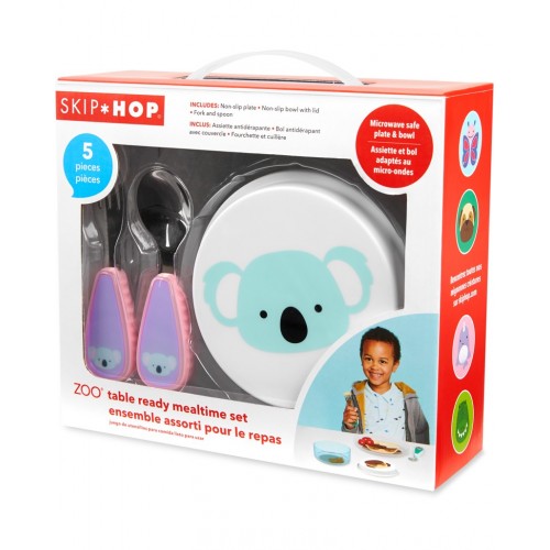SKIP HOP ZOO Set jedálenský 5 ks Koala 12m+