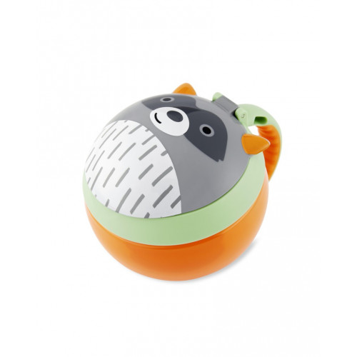 SKIP HOP Zoo Nádoba na sušienky Mýval 12m+ SKIP HOP Zoo Nádoba na sušienky Mýval 12m+