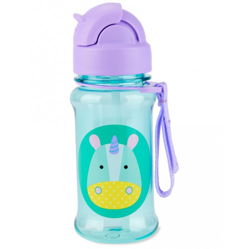 SKIP HOP Zoo tritan Fľaša so slamkou 355ml Jednorožec 12m+ SKIP HOP Zoo tritan Fľaša so slamkou 355ml Jednorožec 12m+