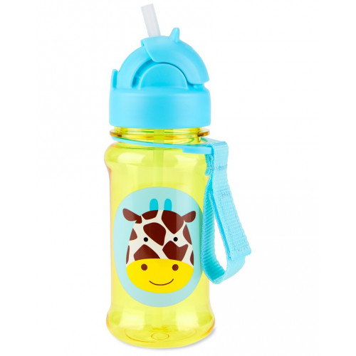 SKIP HOP Zoo tritan Fľaša so slamkou 355ml Žirafa 12m+ SKIP HOP Zoo tritan Fľaša so slamkou 355ml Žirafa 12m+