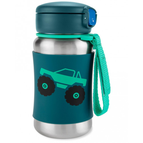 SKIP HOP Spark Style Fľaša so slamkou na vodu nerez Monster Truck 12m+ SKIP HOP Spark Style Fľaša so slamkou na vodu nerez Monster Truck 12m+
