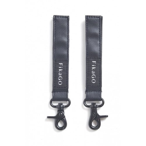 FIKAGO Univerzálne popruhy na kočík Black