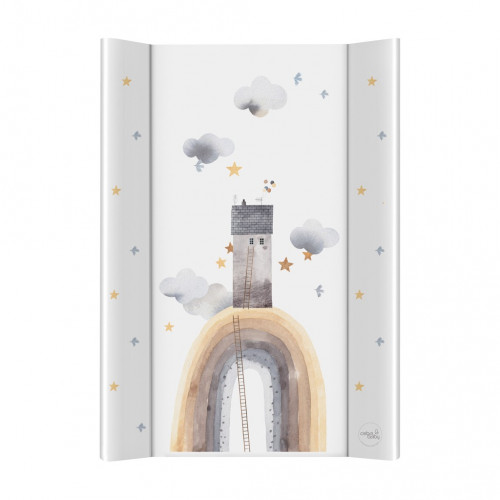 CEBA BABY Podložka prebaľovacia 2-hranná mäkká (50x70) Basic Rainbow Home