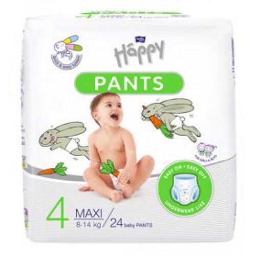 BELLA HAPPY Pants Maxi (8-14 kg) 24 ks – jednorazové plienky BELLA HAPPY Pants Maxi (8-14 kg) 24 ks – jednorazové plienky