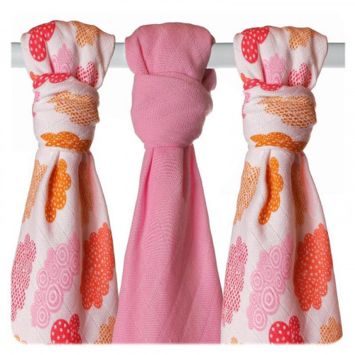 Bambusové plienky Heaven for Girls mix 70x70cm 3ks