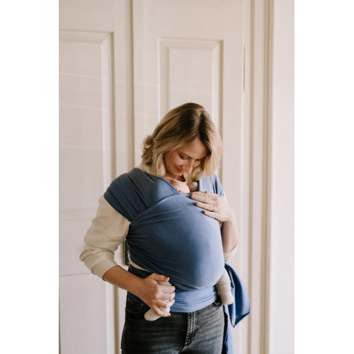 BOBA Nosič detí / šatka Classic Wrap - Navy Blue