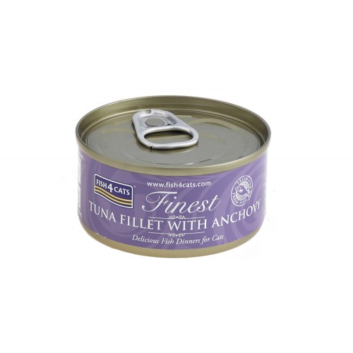 FISH4CATS Konzerva pre mačky Finest tuniak so ančovičkami 70g