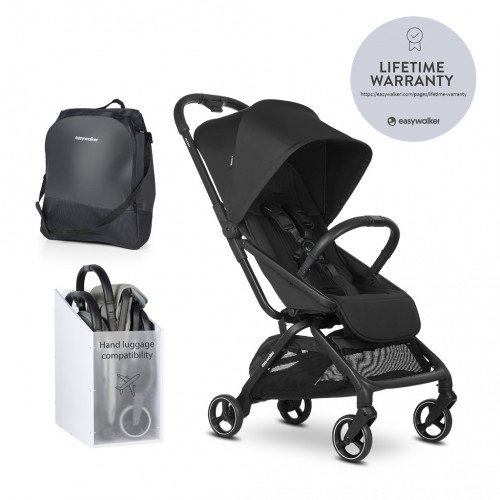 EASYWALKER Kočík športový Rockey S Pure Black EASYWALKER Kočík športový Rockey S Pure Black