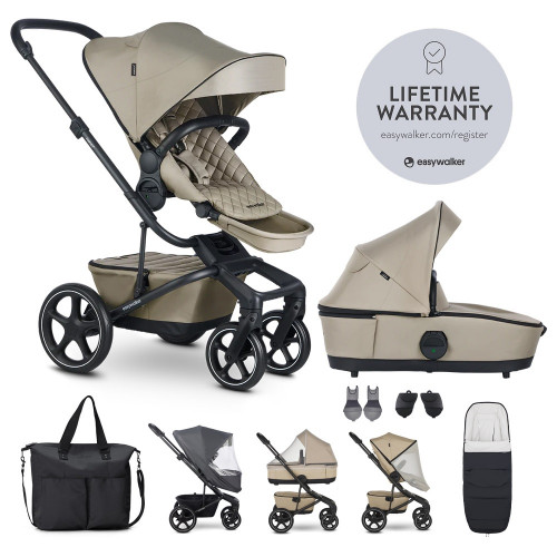 EASYWALKER Set XXL kočík kombinovaný Harvey⁵ Premium Pearl Taupe s príslušenstvom EASYWALKER Set XXL kočík kombinovaný Harvey⁵ Premium Pearl Taupe s príslušenstvom