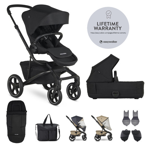 EASYWALKER Kočík kombinovaný Jimmey Pepper Black XXL RWS EASYWALKER Kočík kombinovaný Jimmey Pepper Black XXL RWS
