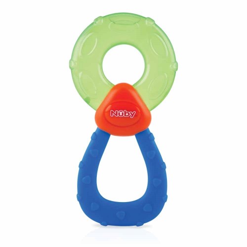 NUBY Hryzačka chladiaca s destilovanou vodou 3m+ zeleno-modrá NUBY Hryzačka chladiaca s destilovanou vodou 3m+ zeleno-modrá