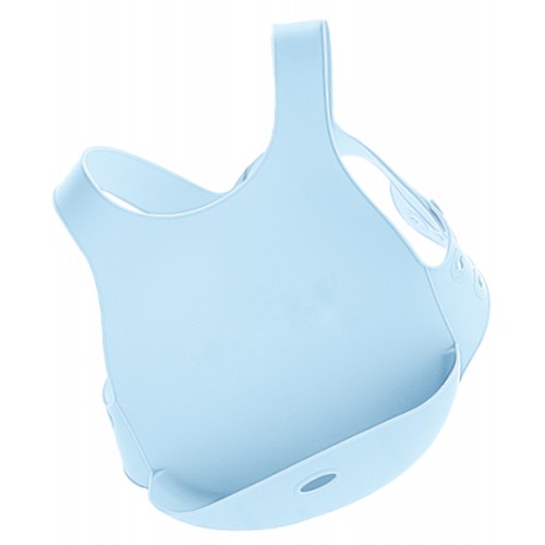 MINIKOIOI Podbradník silikónový s vreckom - Blue