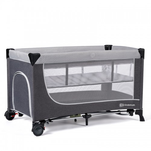 KINDERKRAFT Postieľka cestovná Leody Grey KINDERKRAFT Postieľka cestovná Leody Grey