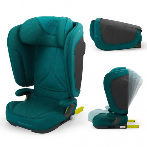 KINDERKRAFT Autosedačka skladacia Unity 2 I-Size Green KINDERKRAFT Autosedačka skladacia Unity 2 I-Size Green