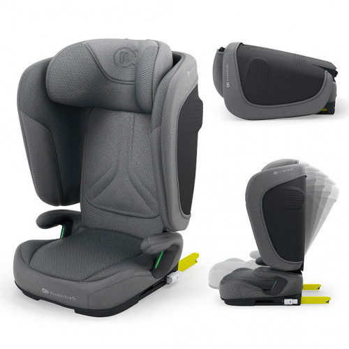 KINDERKRAFT Autosedačka skladacia Unity 2 I-Size Grey KINDERKRAFT Autosedačka skladacia Unity 2 I-Size Grey