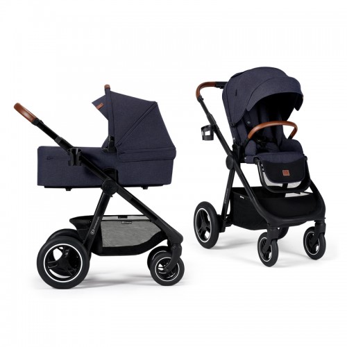 KINDERKRAFT Kočík kombinovaný Everyday 2v1 Denim - skladacia vanička