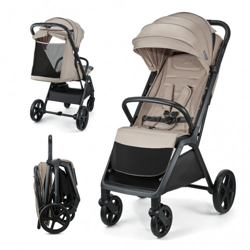 KINDERKRAFT Kočík športový Loom Beige KINDERKRAFT Kočík športový Loom Beige