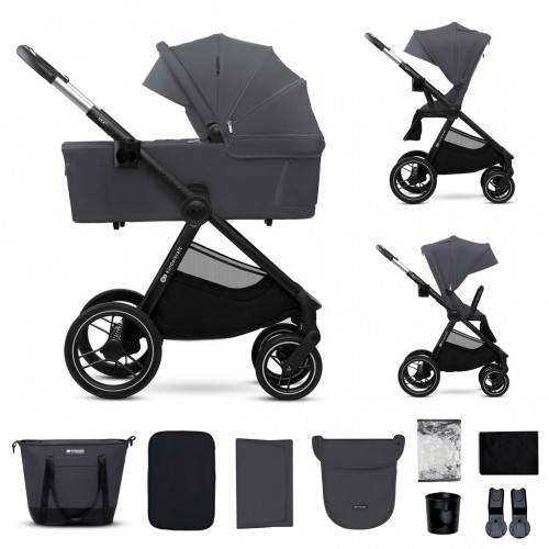 KINDERKRAFT Kočík kombinovaný Nea 2 2v1 Dark Grey KINDERKRAFT Kočík kombinovaný Nea 2 2v1 Dark Grey