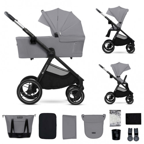 KINDERKRAFT Kočík kombinovaný Nea 2 2v1 Platinum Grey KINDERKRAFT Kočík kombinovaný Nea 2 2v1 Platinum Grey
