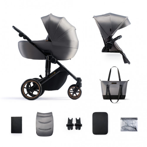 KINDERKRAFT Kočík kombinovaný 3v1 Prime 2 Grey KINDERKRAFT Kočík kombinovaný 3v1 Prime 2 Grey