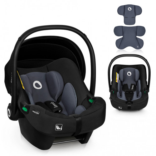 LIONELO Autosedačka Astrid i-Size (40-87 cm) Black Grey