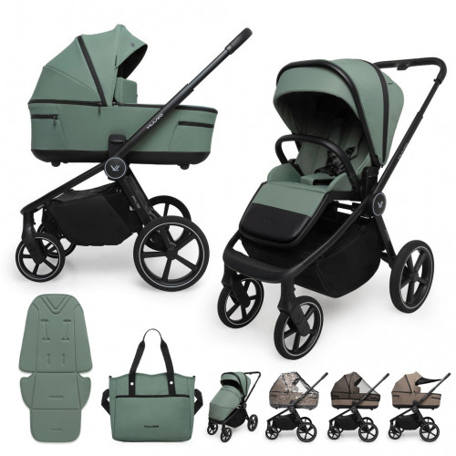 MUUVO Kočík kombinovaný Five 2v1 Pine Green MUUVO Kočík kombinovaný Five 2v1 Pine Green