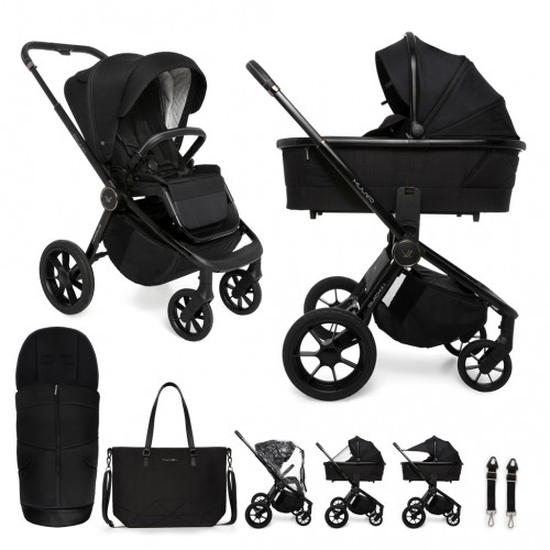 MUUVO Kočík kombinovaný Quick SE 2 Chromium black set 2v1 MUUVO Kočík kombinovaný Quick SE 2 Chromium black set 2v1