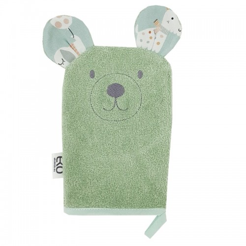 EKO Žinka bavlnená s uškami Bear Olive green 20x15 cm EKO Žinka bavlnená s uškami Bear Olive green 20x15 cm