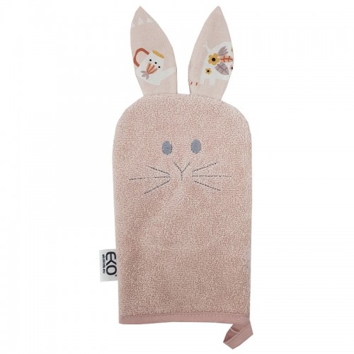 EKO Žinka bavlnená s uškami Bunny Rose pink 20x15 cm EKO Žinka bavlnená s uškami Bunny Rose pink 20x15 cm