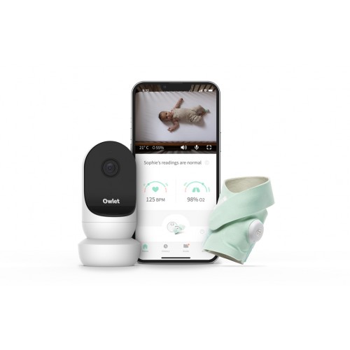 OWLET DUO SMART Sock 3 detský monitor dychu - Mint