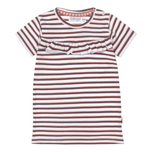 DIRKJE Šaty kr. rukáv biela dievča veľ.110