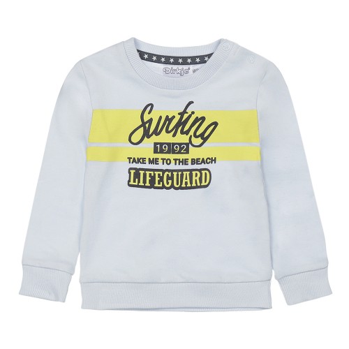 DIRKJE Mikina bledomodrá chlapec veľ.80