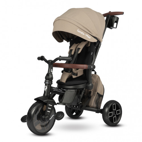 QPLAY Trojkolka Comfo Max Coffee, 8 v 1, vek 10-72 mesiacov QPLAY Trojkolka Comfo Max Coffee, 8 v 1, vek 10-72 mesiacov